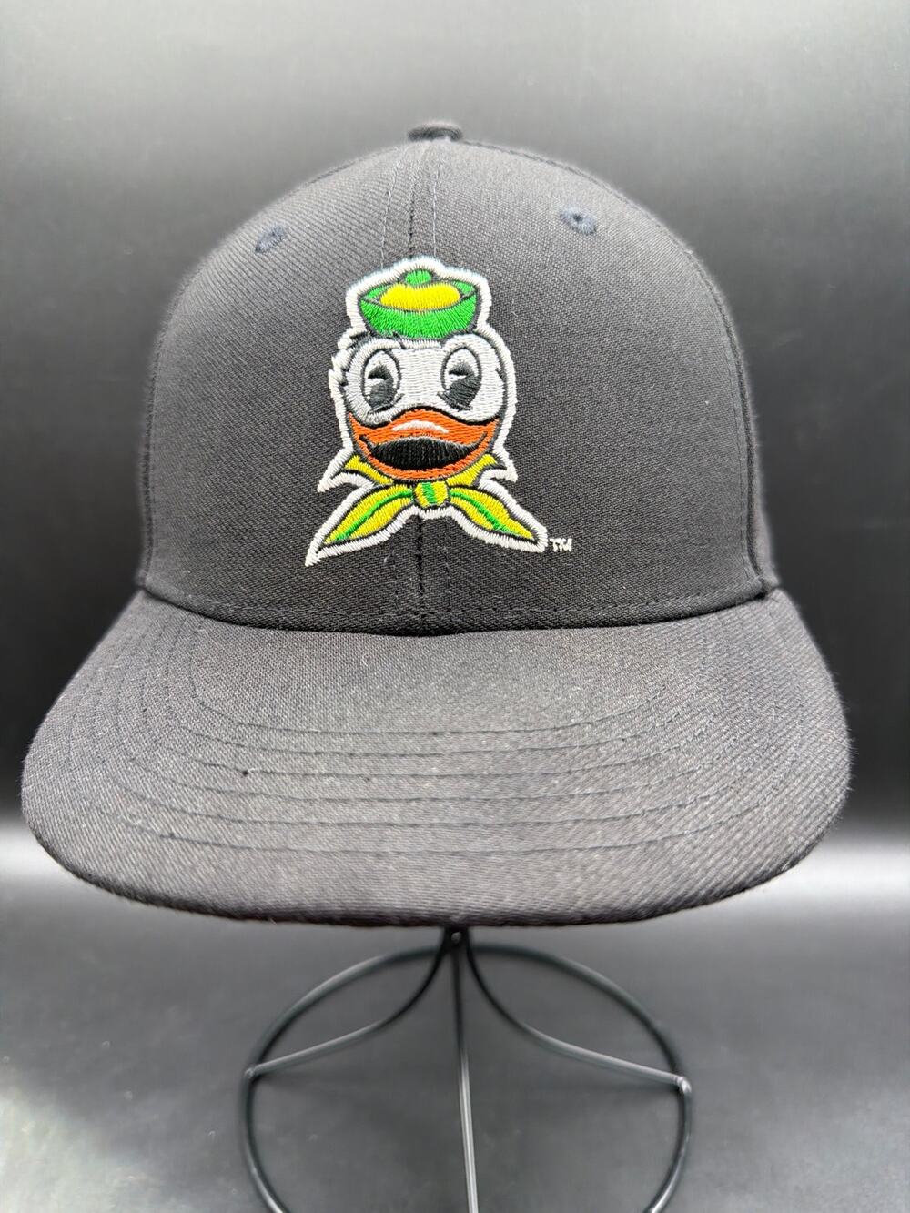 Richardson Oregon Ducks Puddles Throwing the O Youth Gray Strapback Hat NCAA Cap